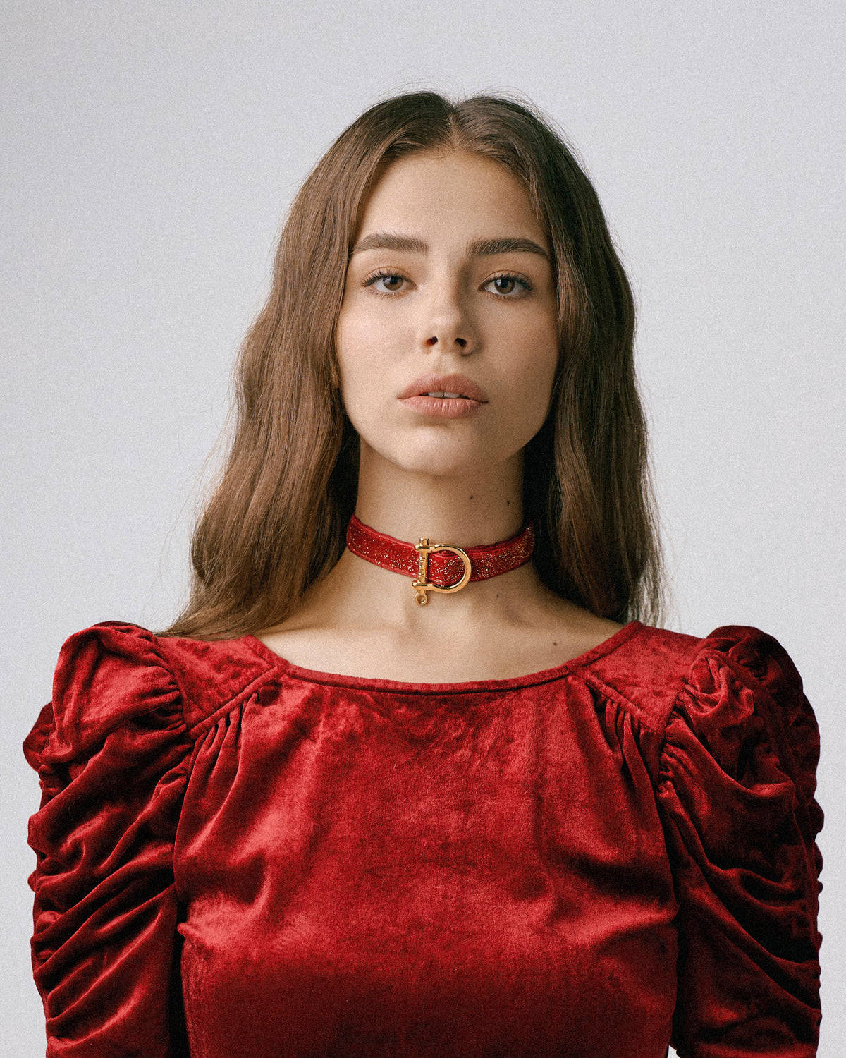 MARCH&RALLY VELVET CHOKER THE GLIMMER