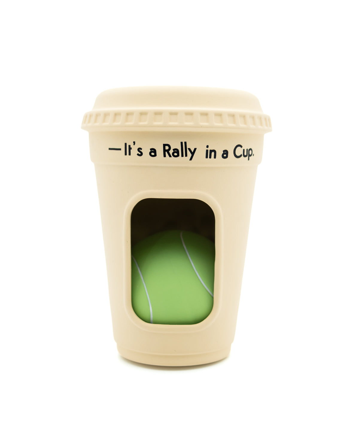 MARCH&RALLY Living DOG TOY TENNIS BALL AND BOBA CHEW CUP