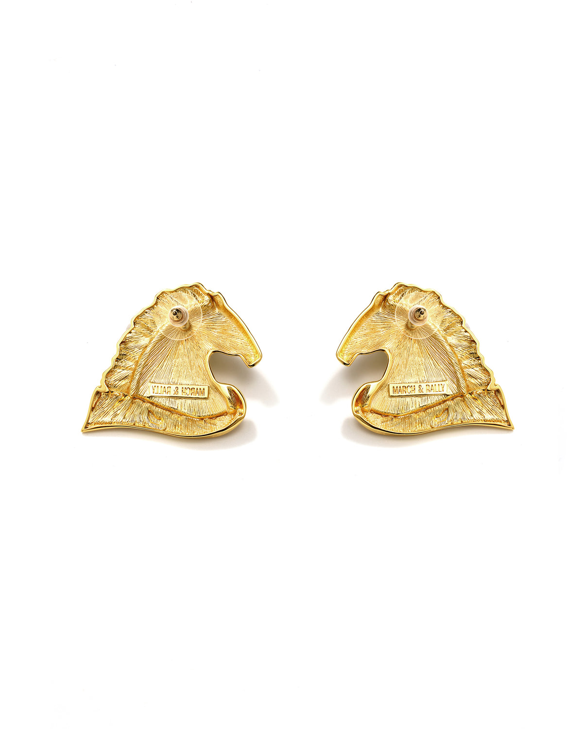 MARCH&RALLY THE COLLECTOR'S EDITION HORSE EARRINGS RUN WITH FORTUNE