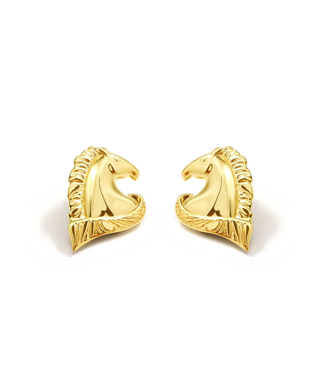 MARCH&RALLY THE COLLECTOR'S EDITION HORSE EARRINGS RUN WITH FORTUNE