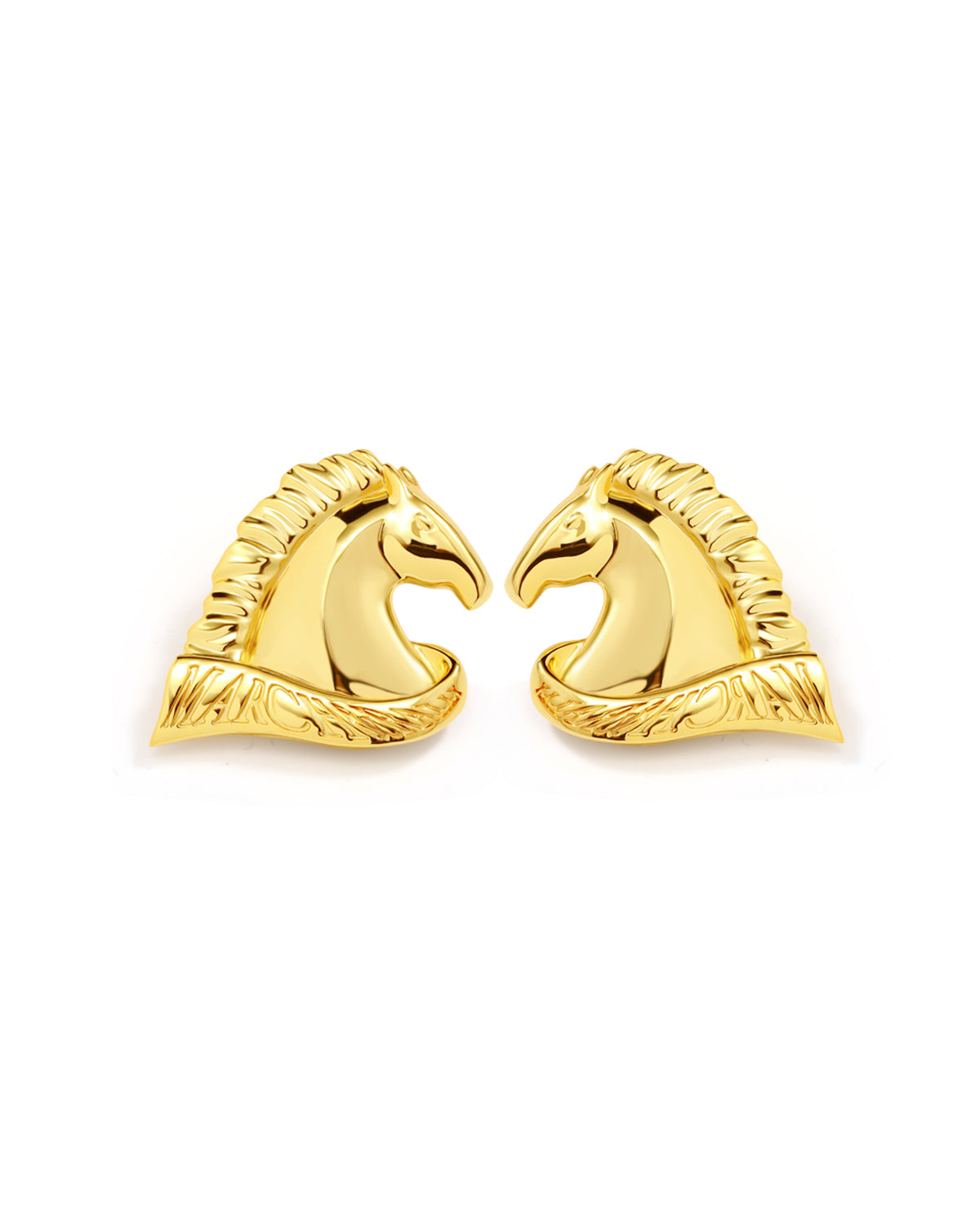 MARCH&RALLY THE COLLECTOR'S EDITION HORSE EARRINGS RUN WITH FORTUNE