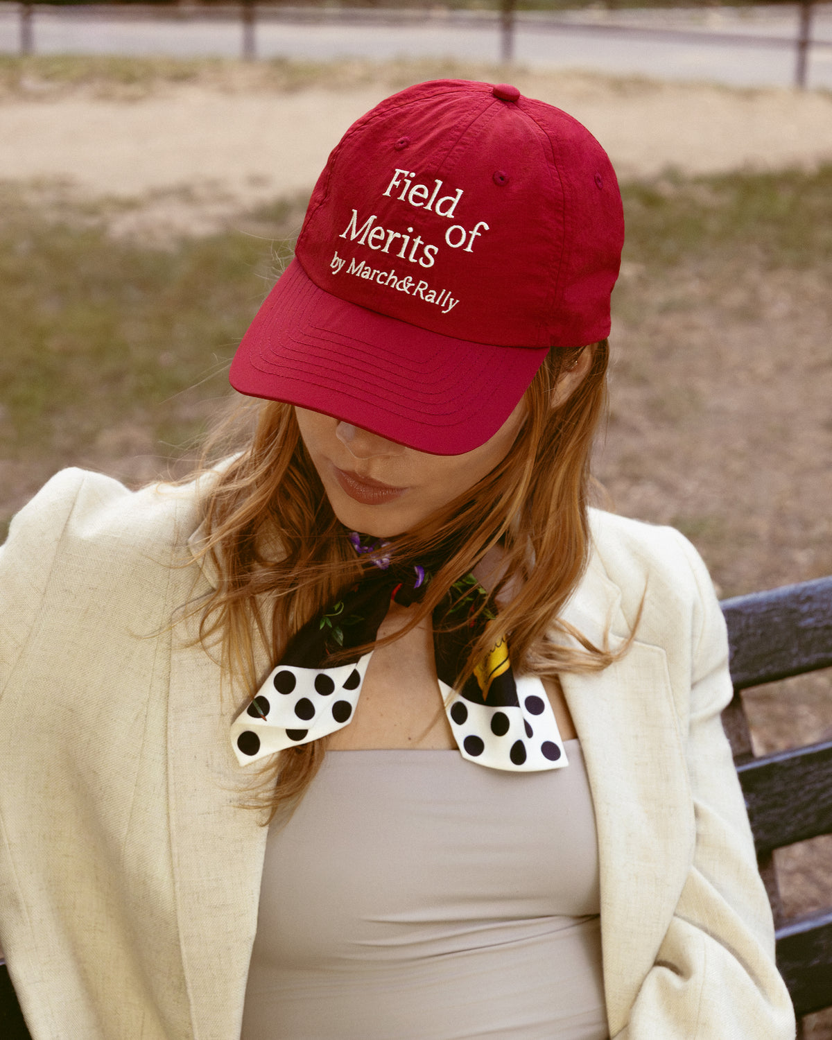 MARCH&RALLY THE STREETWEAR NYLON CAP FIELD OF MERITS