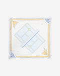 MARCH&RALLY COTTON SILK SQUARE SCARF ACE MARTINI