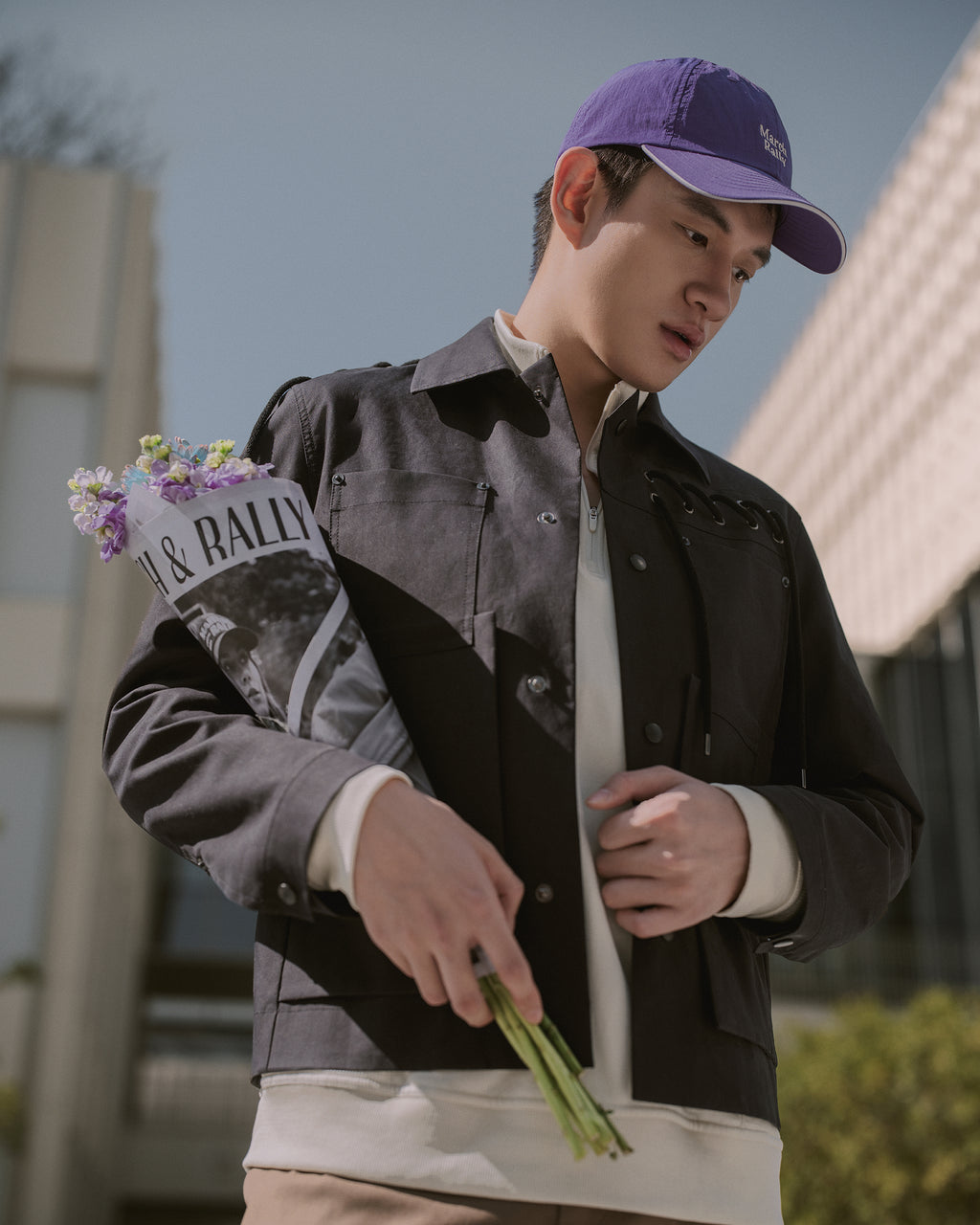 MARCH&RALLY THE STREETWEAR NYLON CAP A RALLY GOOD DAY